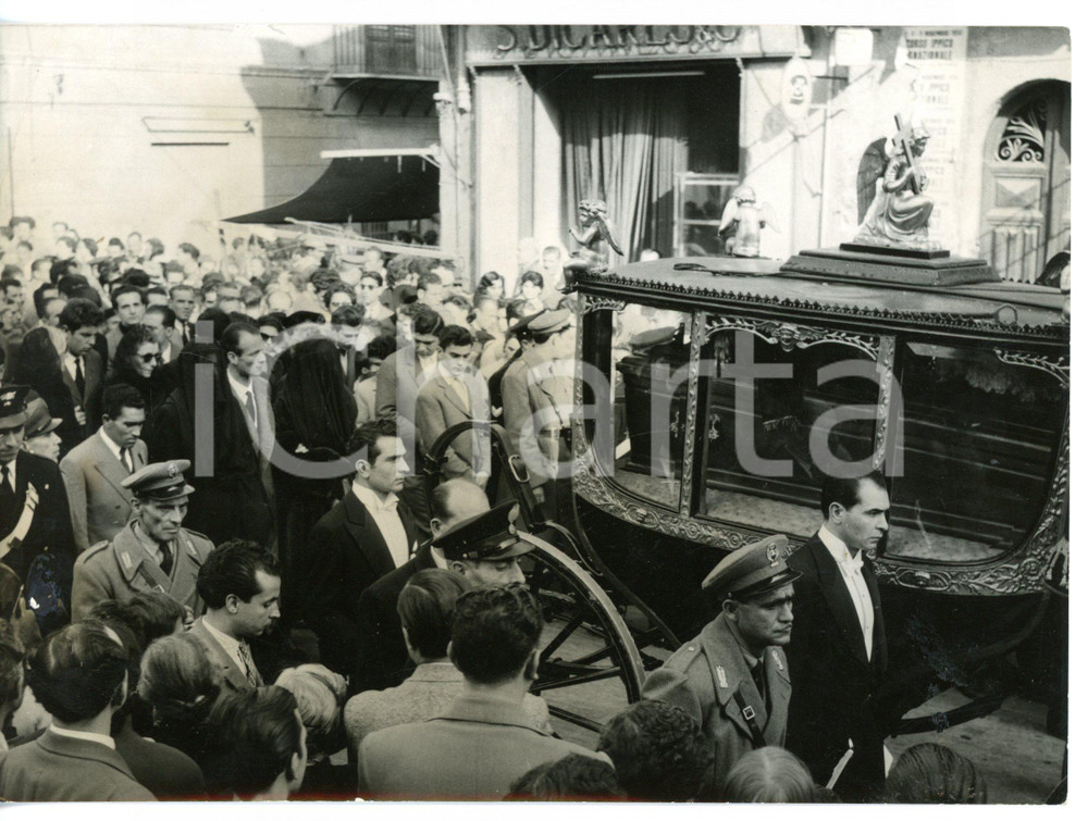 1954 PALERMO Funerali del principe Raimondo LANZA DI TRABIA - Il corteo *Foto