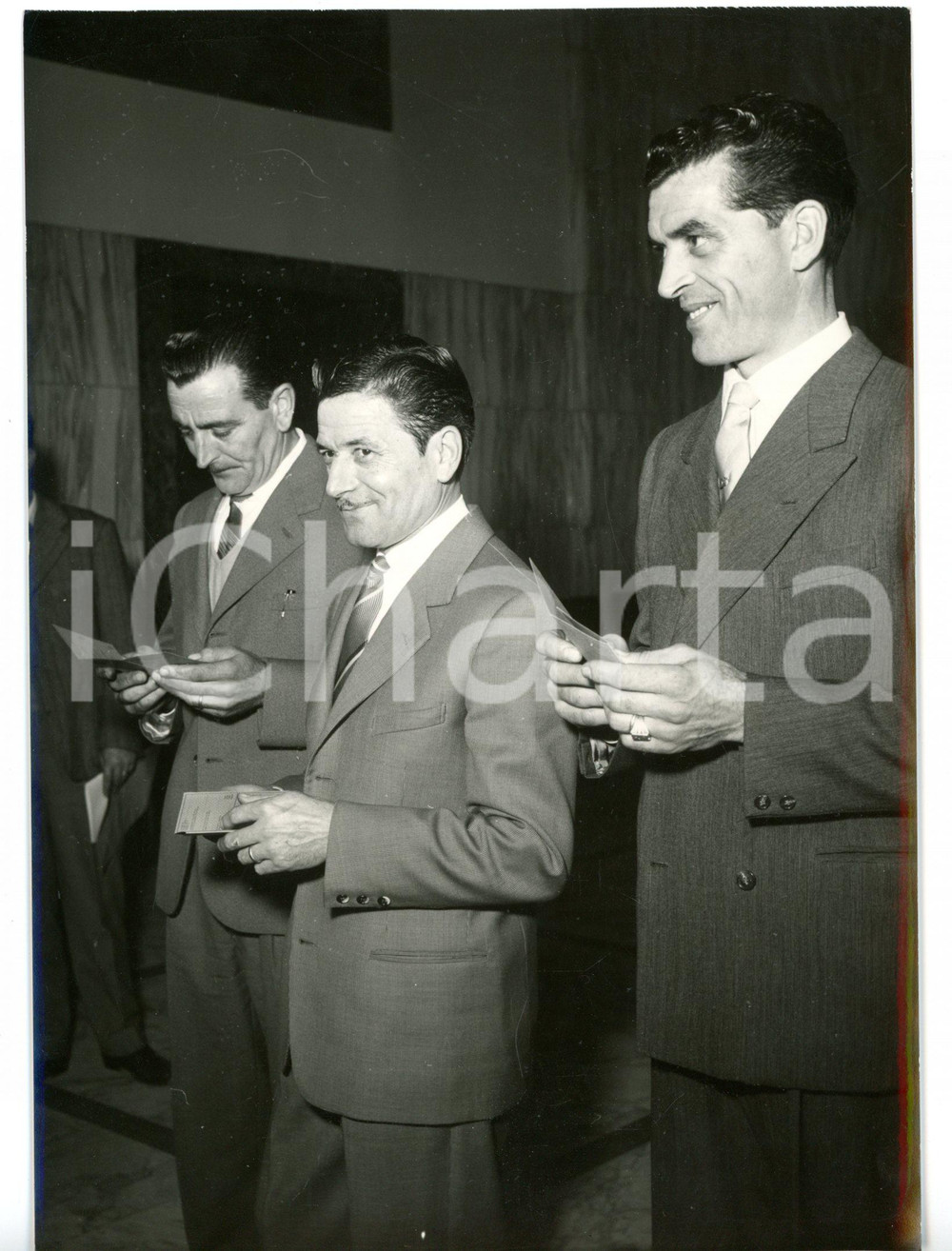 1957 ROMA - CECA Operai Serafino BRUZZONE - Mario GRONDONE - Giovanbattista VICO