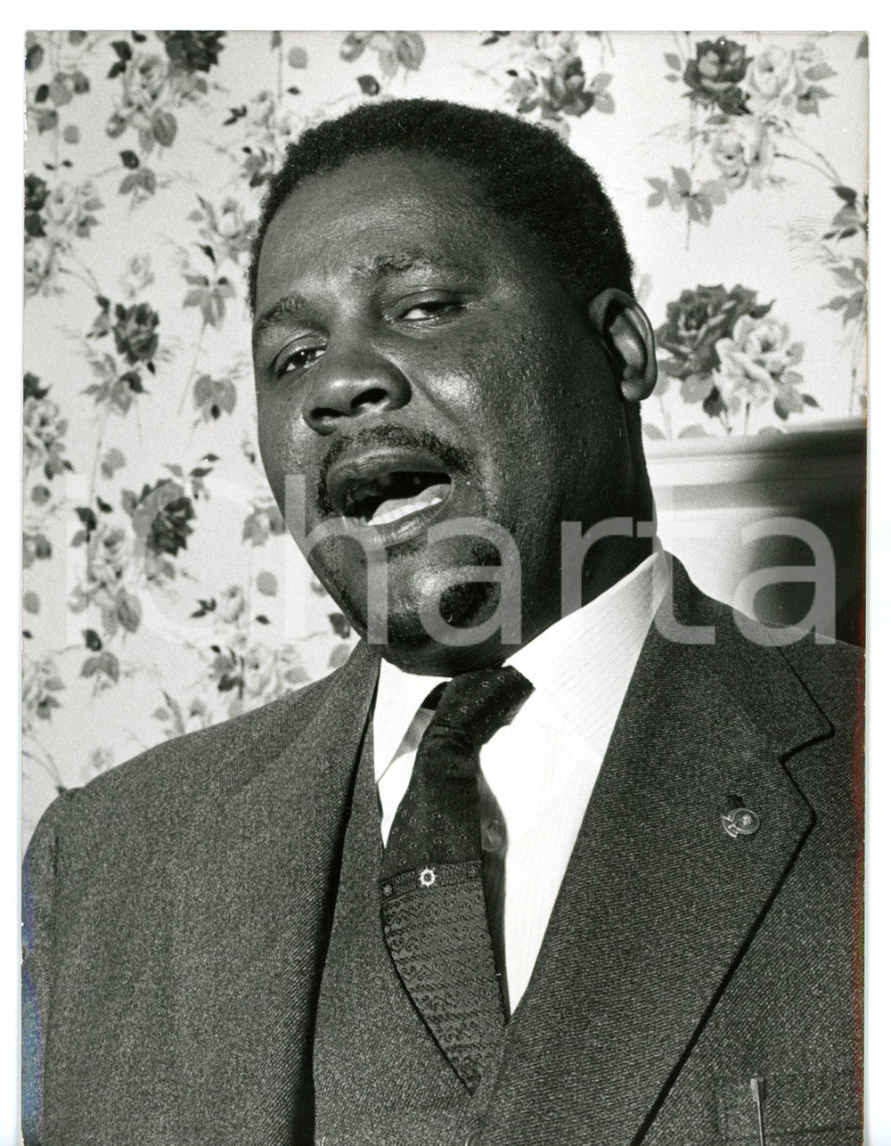 1960 LONDON Joshua NKOMO President of National Democratic Party of RHODESIA