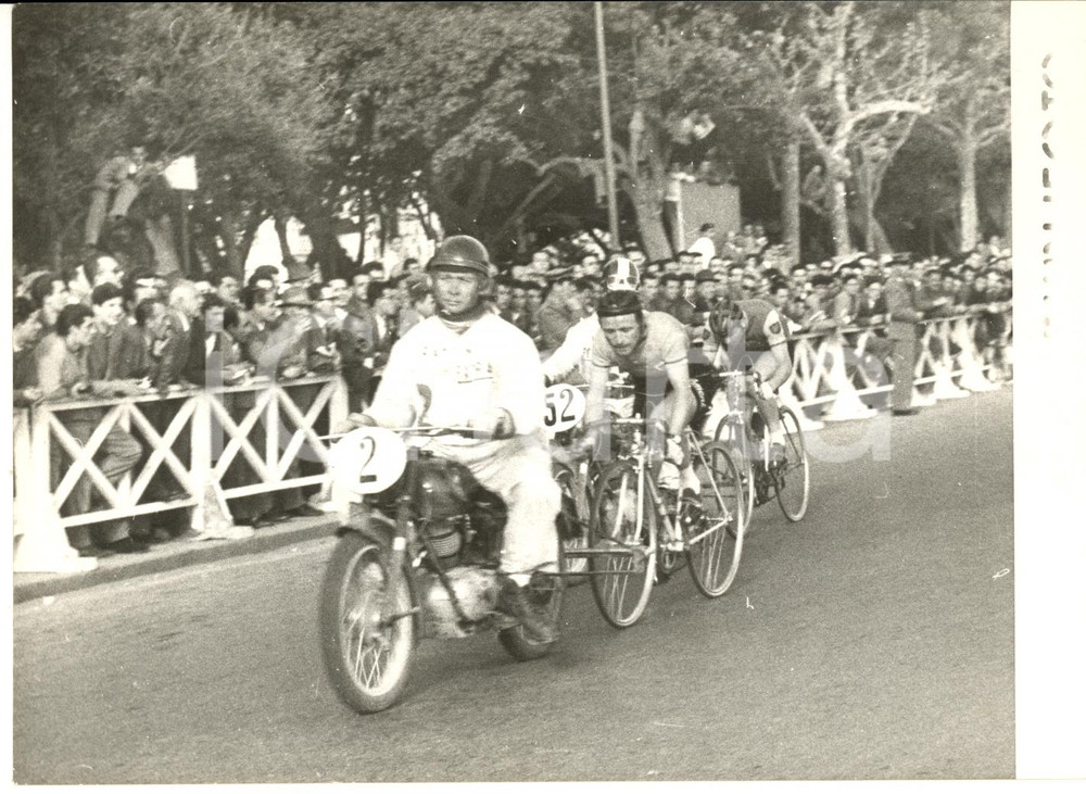 1956 CICLISMO ROMA-NAPOLI-ROMA Stan OCKERS vincitore della tappa - Foto