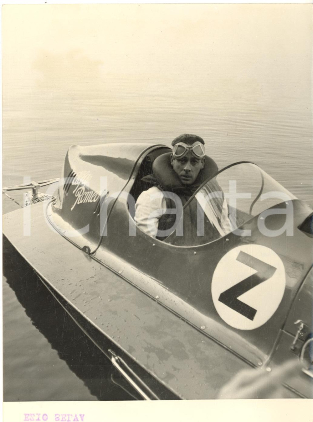1953 MIAMI BEACH Speed Boat Races - Mario VERGA from Italy *Photo 13x18 cm