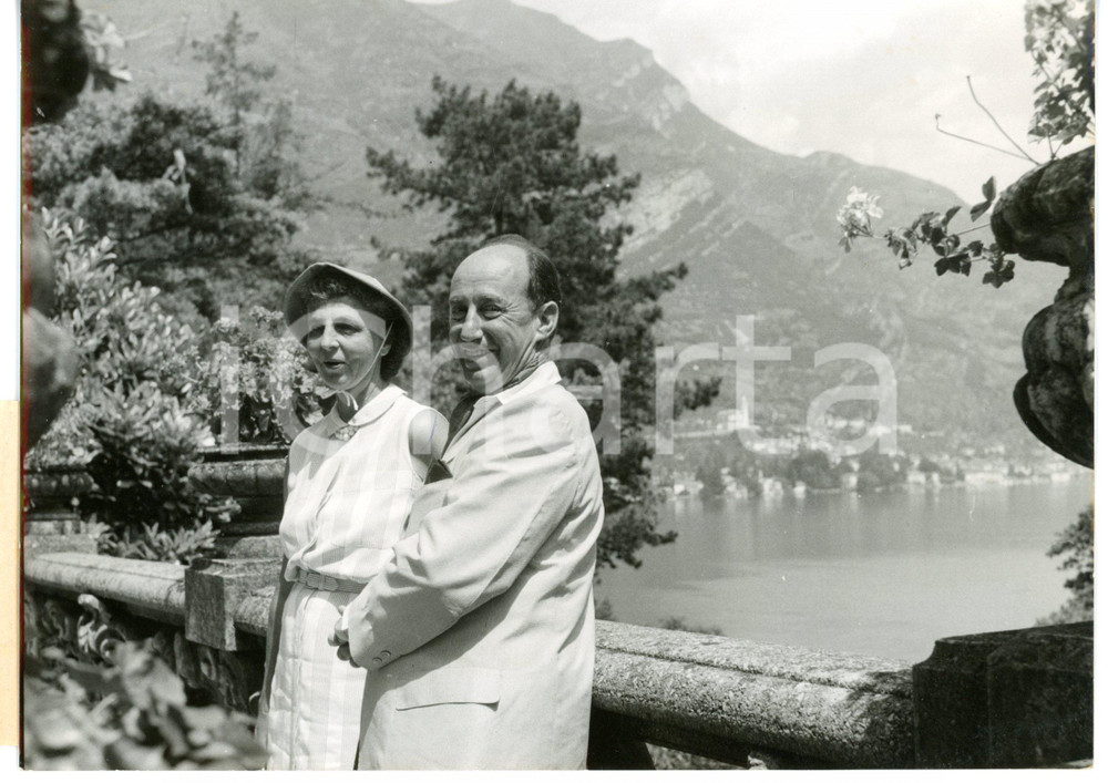 1957 TREMEZZINA - TREMEZZO Villa BALBIANELLO - Adlai STEVENSON II *Foto 13x18