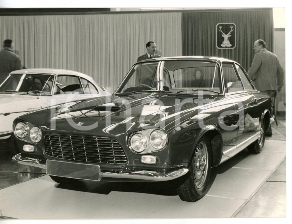 1960 GINEVRA Salone dell'Automobile - Gordon-Keeble GT Prototype (Bertone) *Foto Fotografia d'epoca, con didascalia coeva al verso. CONDIZIONI: GFORMATO: 18x13 cm     originale e autentica 1