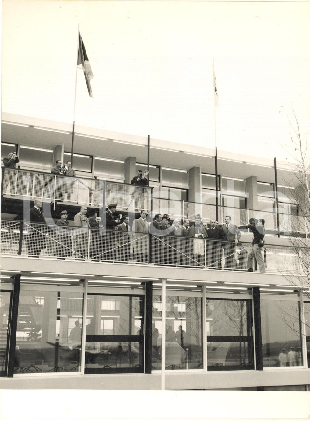 1958 MILANO MALPENSA Inaugurazione nuovo aeroporto intercontinentale *Foto 13x18
