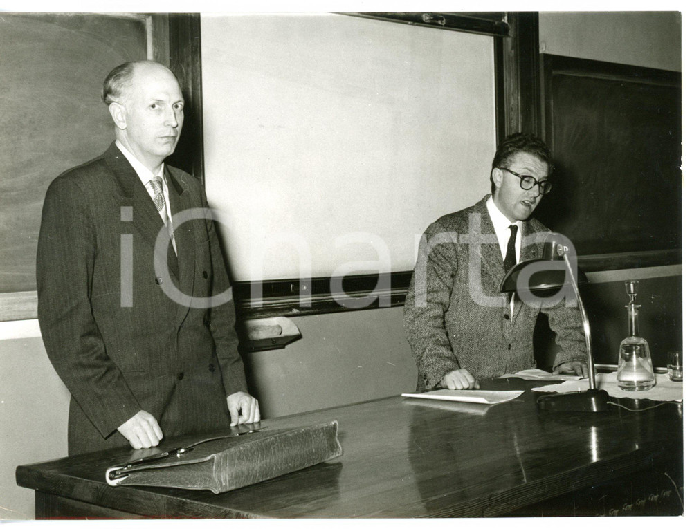 1958 UNIVERSITÀ STATALE MILANO Scienze Fisiche - Piero CALDIROLA Lars CARLBON 