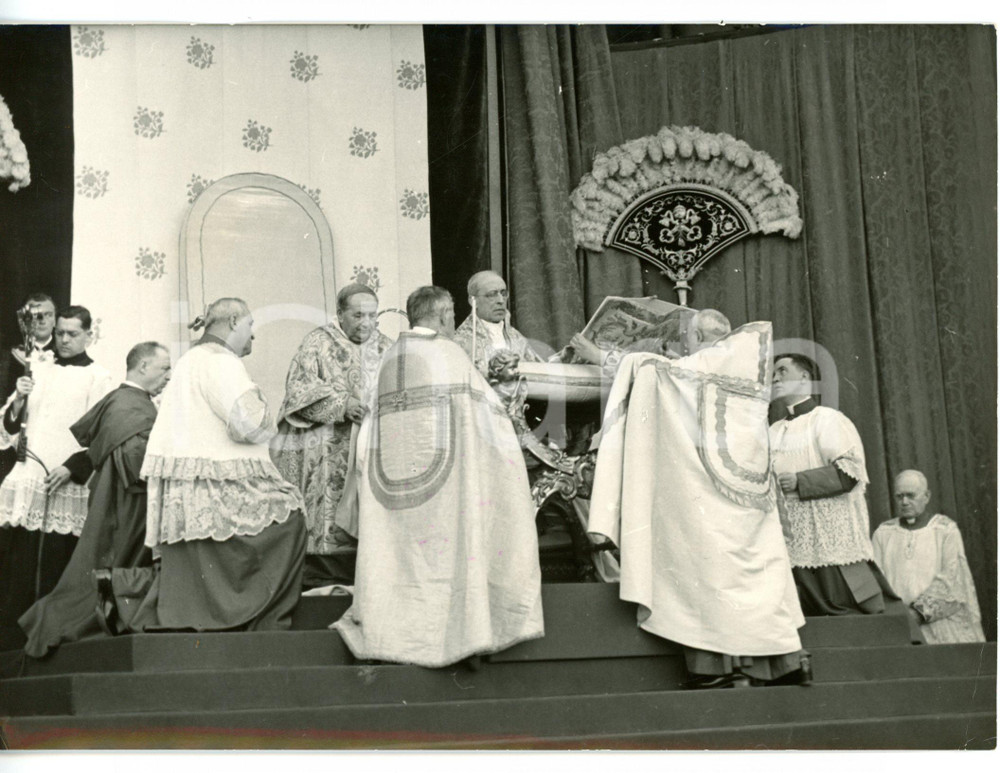 1954 ROMA Basilica di SAN PIETRO - Papa PIO XII canonizza SAN GASPARE DEL BUFALO