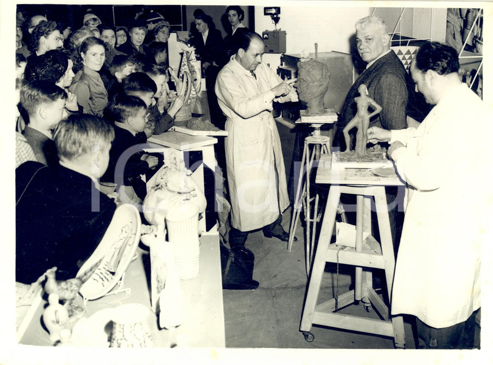 1955 LONDON "Italy in Kingston" Exhibition - Ugo ZACCAGNINI Mario BANDINI Photo