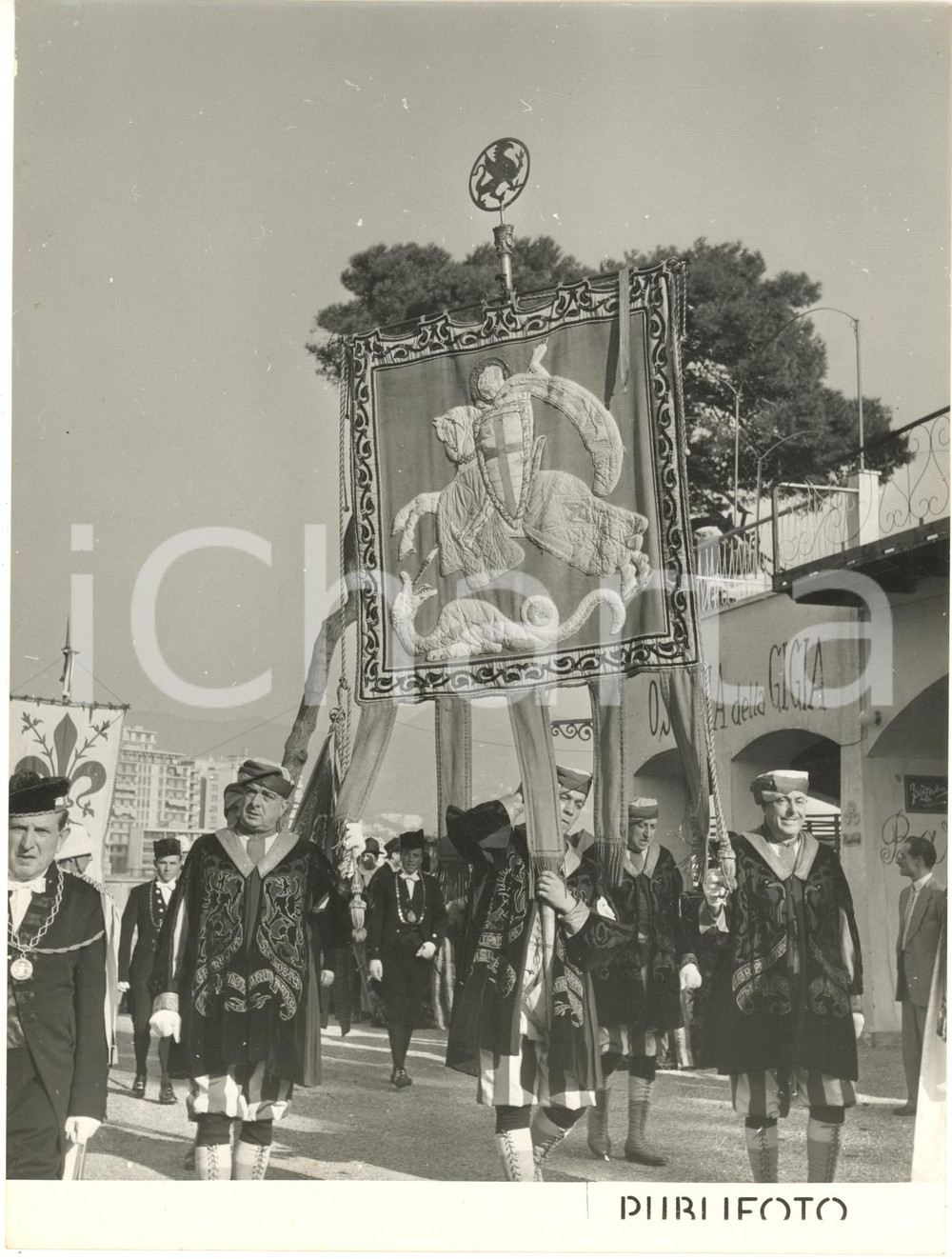 1953 GENOVA Celebrazioni Colombiane *Costumi genovesi presso OSTERIA DELLA GIGIA
