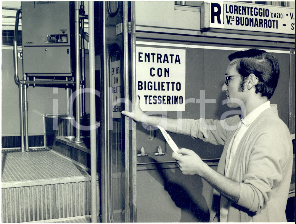 1969 MILANO Nuovo filobus LORENTEGGIO-CAIROLI con biglietteria automatica (3) 