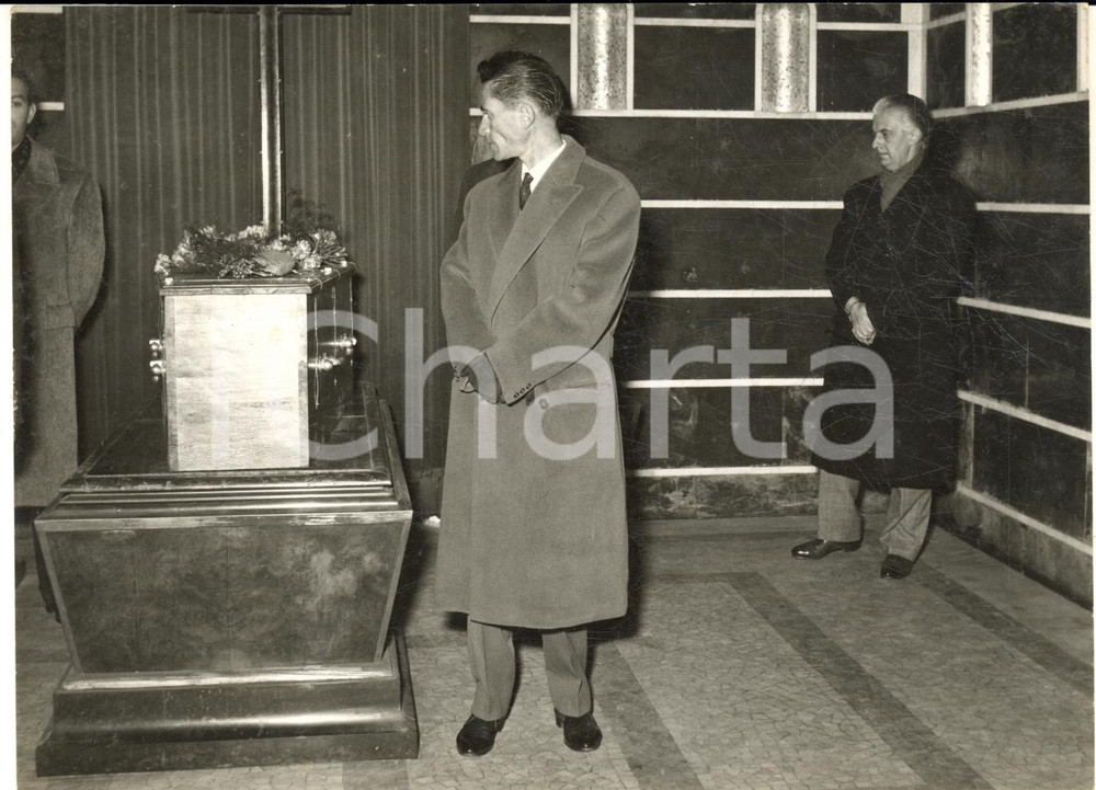 1956 MILANO Cimitero Monumentale - Camera ardente per Guido CANTELLI *Foto