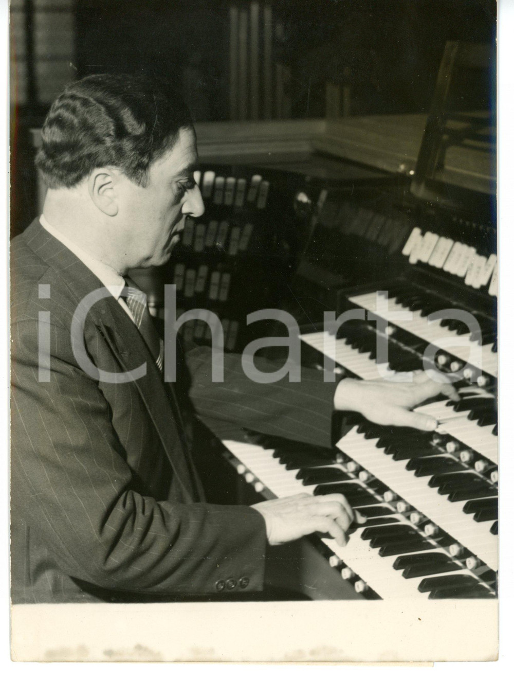 Fotografia d epoca originale 1956 PARIS Grand Prix Musical du Conseil GÃ©nÃ©ral de la Seine  Maurice DURUFLÃ‰ 1