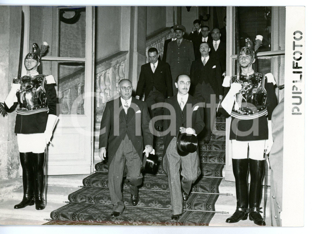 1954 ROMA Mohammed Amdi HEIBA nuovo ambasciatore d'EGITTO in ITALIA *Foto 18x13