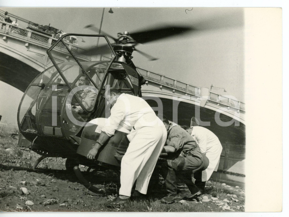 1958 TORINO Ente del Turismo - Elicottero di salvataggio durante simulazione