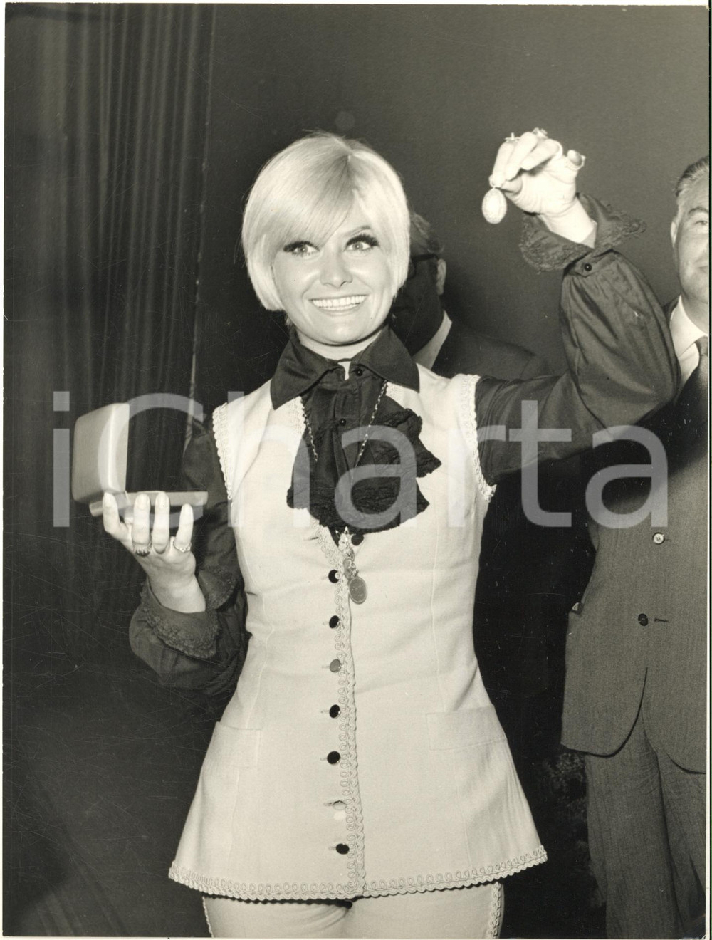 1968 LECCO Teatro Nuovo - Premio "Noci d'Oro" - Paola QUATTRINI *Foto 18x24 cm