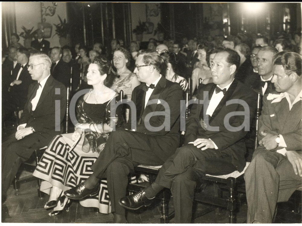 1957 TAORMINA Cerimonia del PREMIO ITALIA per radio e televisione *Foto 18x13