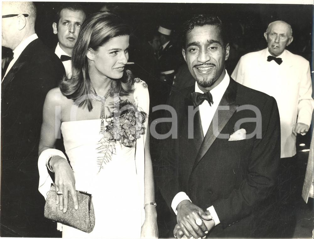 1966 CANNES Festival del Cinema - Arrivo di Sammy DAVIS jr *Fotografia 24x18