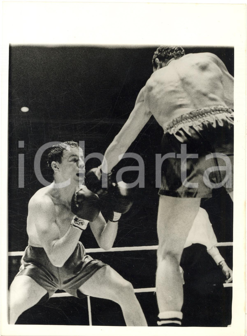 1961 LONDON WEMBLEY BOXE Terry DOWNES vs Paul PENDER *Photo 15x20 cm