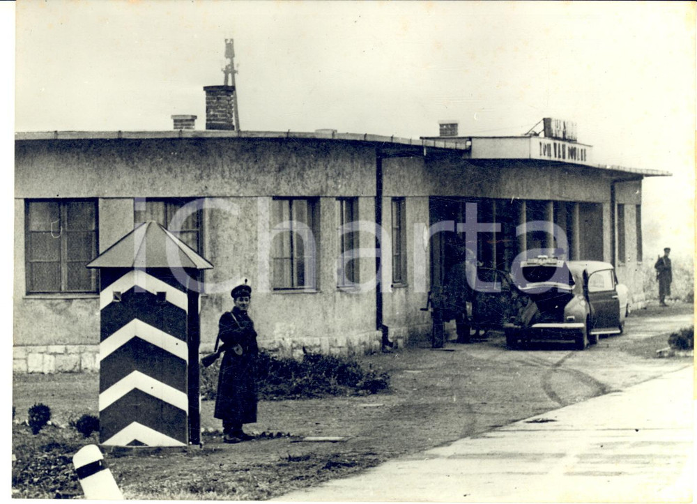 1956 HEGYESHALOM (UNGHERIA) Controlli di polizia alla frontiera con l'Austria - 