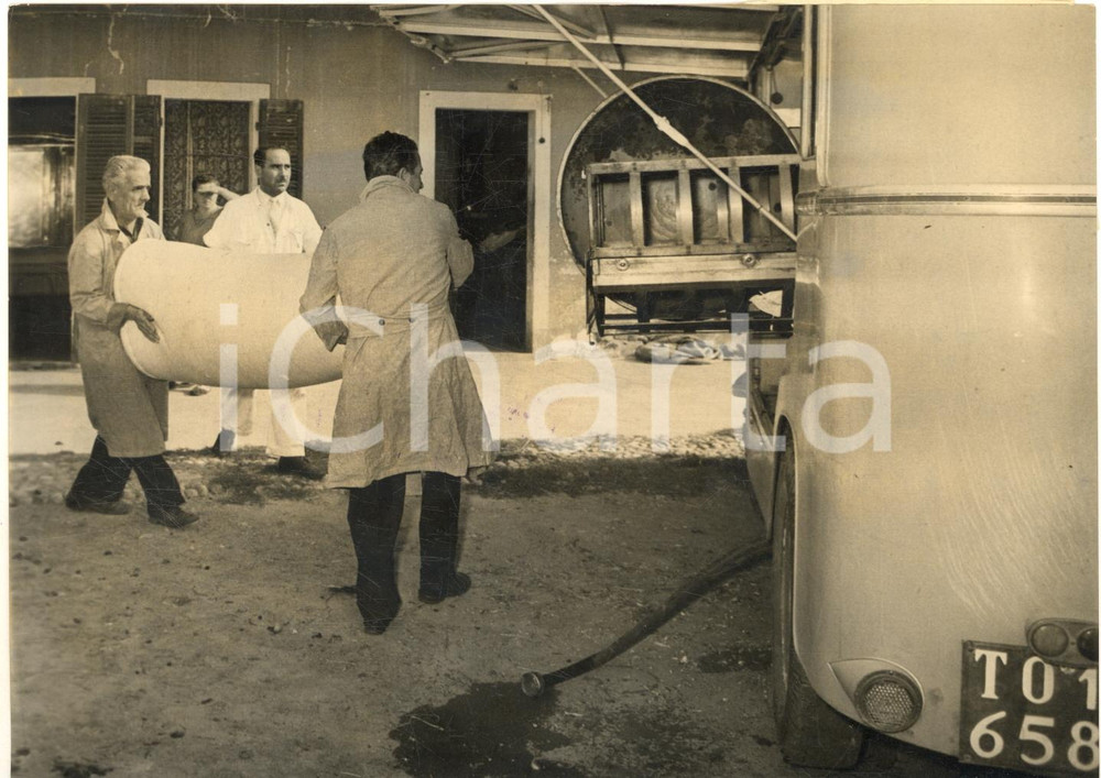 1954 ORIO CANAVESE Epidemia di tifo - Trasporto di indumenti infetti *Foto 18x13