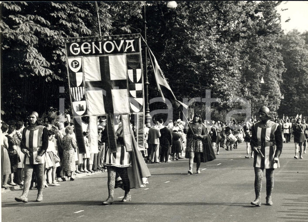 1961 TORINO Regata Repubbliche Marinare - Corteo storico GENOVA al Valentino