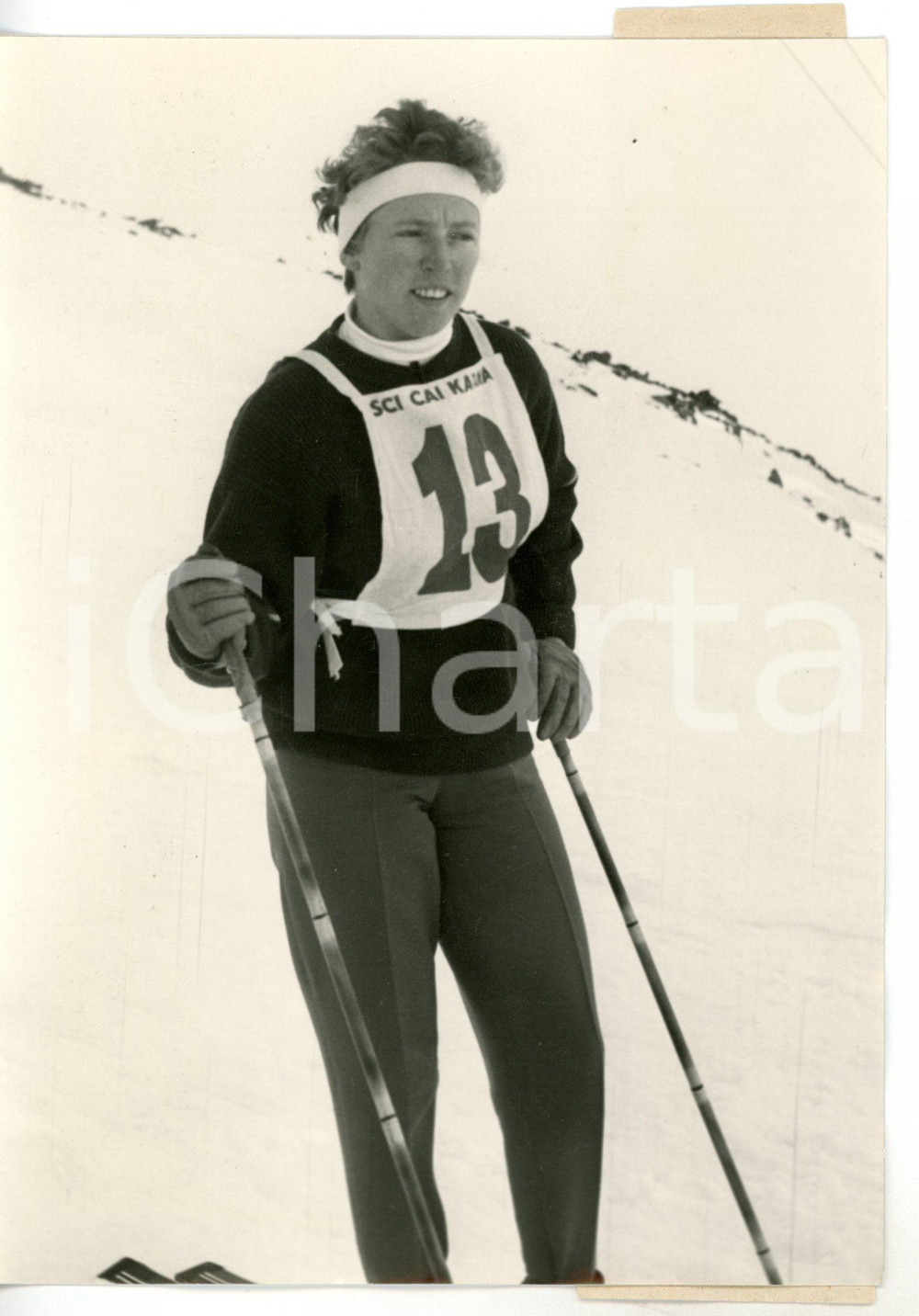 1959 CATANIA Tre giorni dell'Etna - SCI Vincitrice Erika NETZER sulle piste 