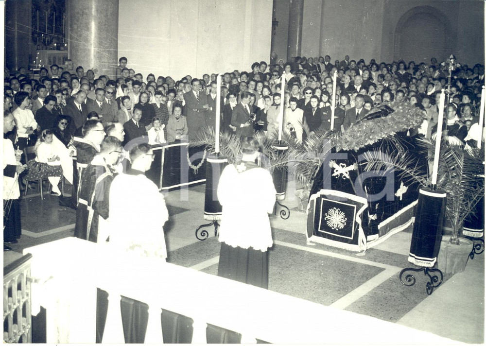 1959 ROMA PARIOLI Chiesa Sacro Cuore - Funerali del tenore Mario LANZA - Foto