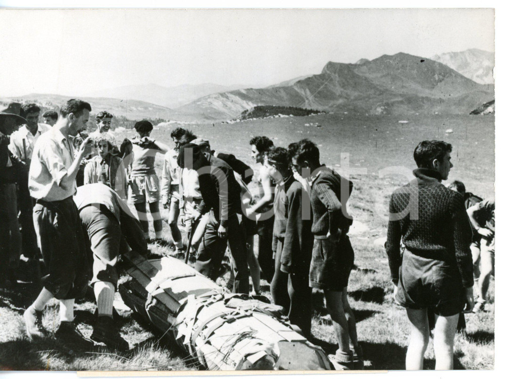 1954 LA PIERRE SAINT MARTIN (F) Recupero della salma di Marcel LOUBENS *Foto