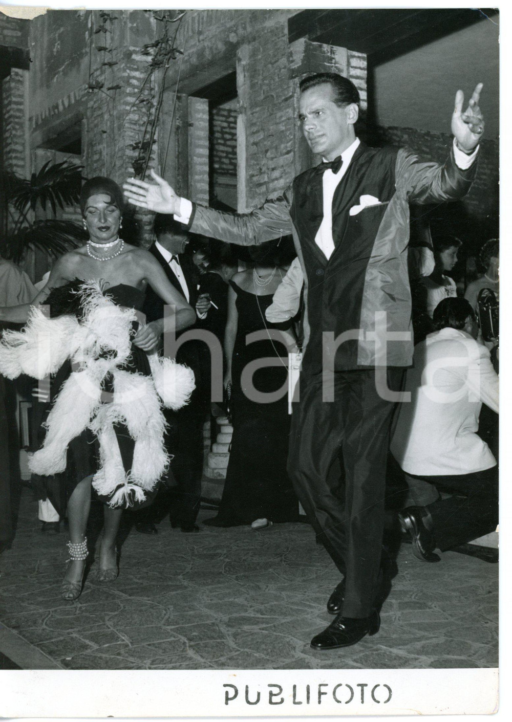 1954 VENEZIA Night club ANTICO MARTINI Matilde PASOLINI - Eugenio DE BERRAYARZA