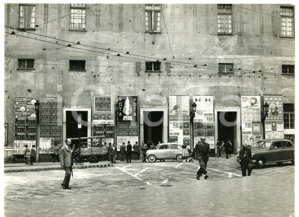1960 ca GENOVA Elezioni politiche - Manifesti di propaganda elettorale *Foto