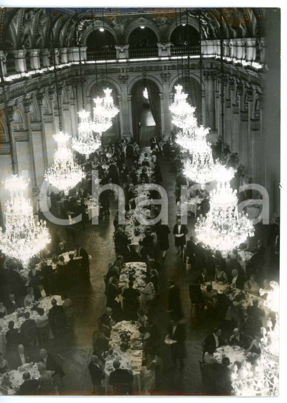 1957 PARIS Hôtel de Ville - Ricevimento in onore del corpo diplomatico *Foto