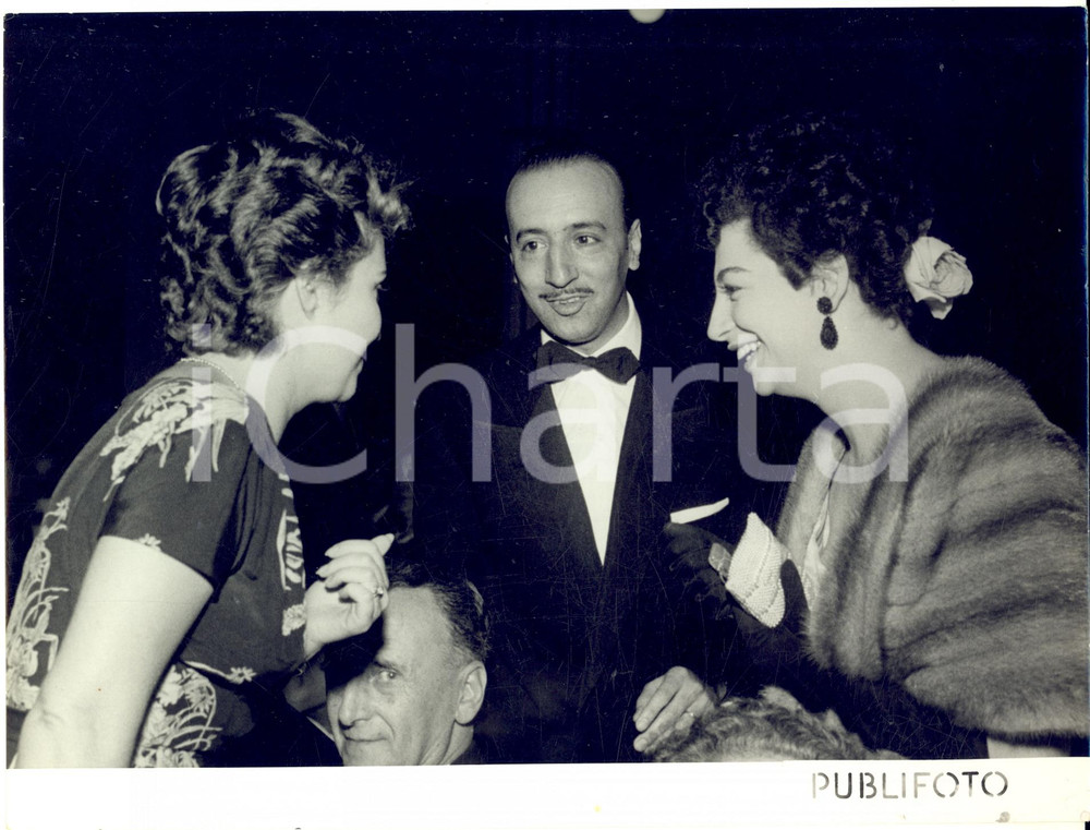 1954 GENOVA Festival della Canzone Francese - Katyna RANIERI *Foto 24x18