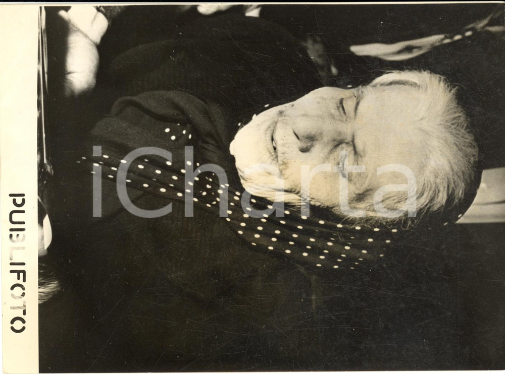 1954 ROMA La salma di Assunta CARLINI madre di S. Maria GORETTI - Foto 18x13
