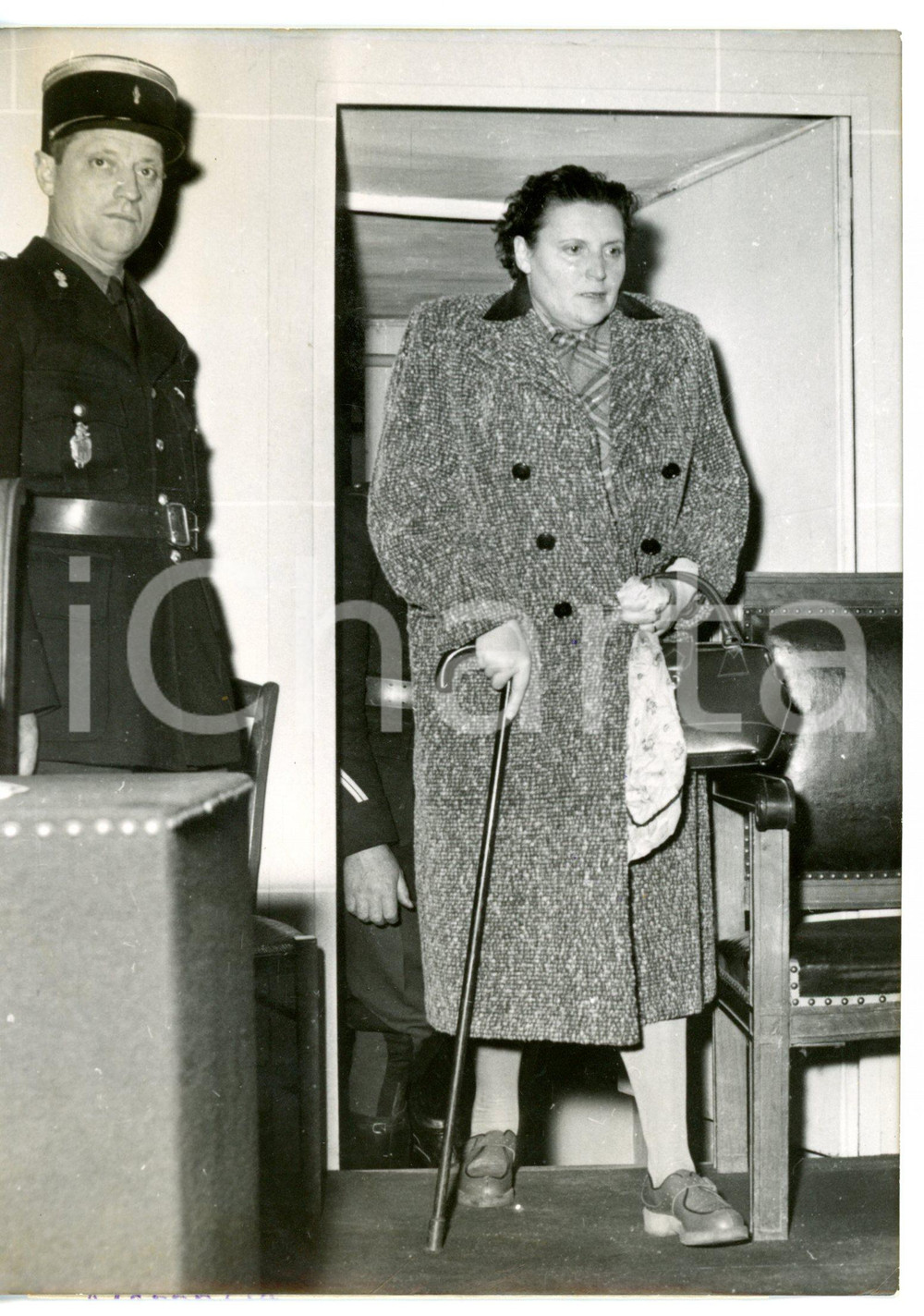 1954 RIOM (F) Processo a Marie BRIN POUPARD accusata di falsificazione *Foto