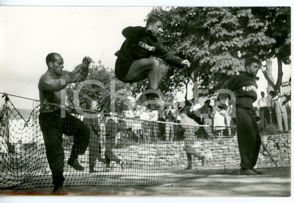 1959 CALDIROLA CALCIO Allenamento SAMPDORIA - Ernesto CUCCHIARONI Aurelio MILANI