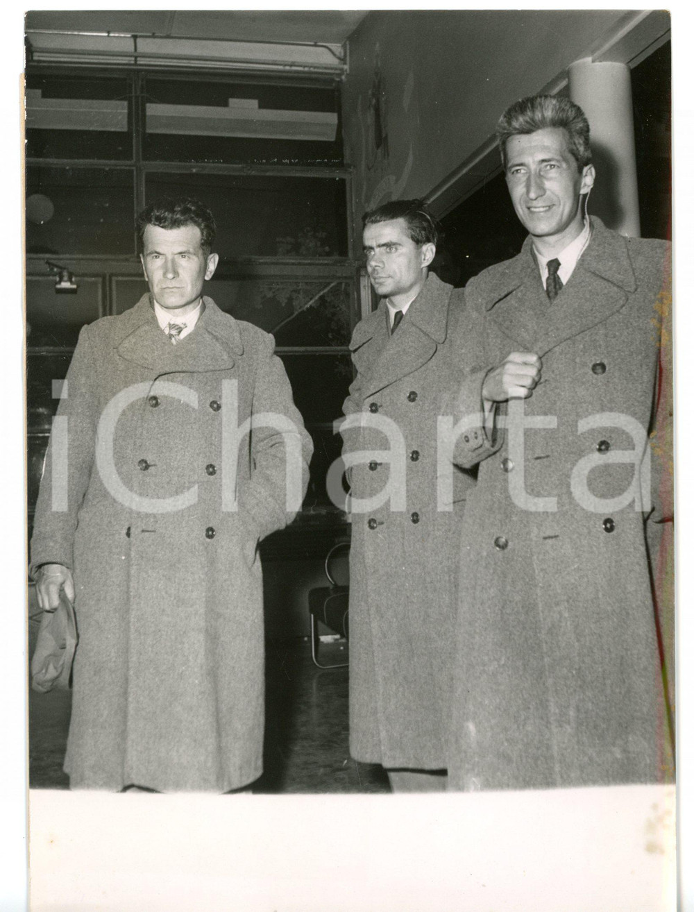 1953 PARIS Charles MARTEL Jean MEADMORE Georges PERRUCHE al ritorno dalla COREA