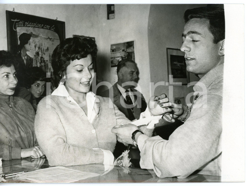 1954 CAPRI Convegno Scapoli e Zitelle - Nora BONICELLI e Franco PORZIO *Foto