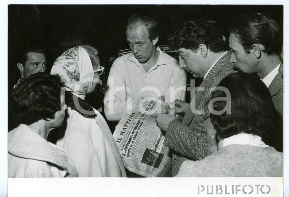 1957 NAPOLI Incendio POLITEAMA Gino BRAMIERI - Raimondo VIANELLO con IL MATTINO