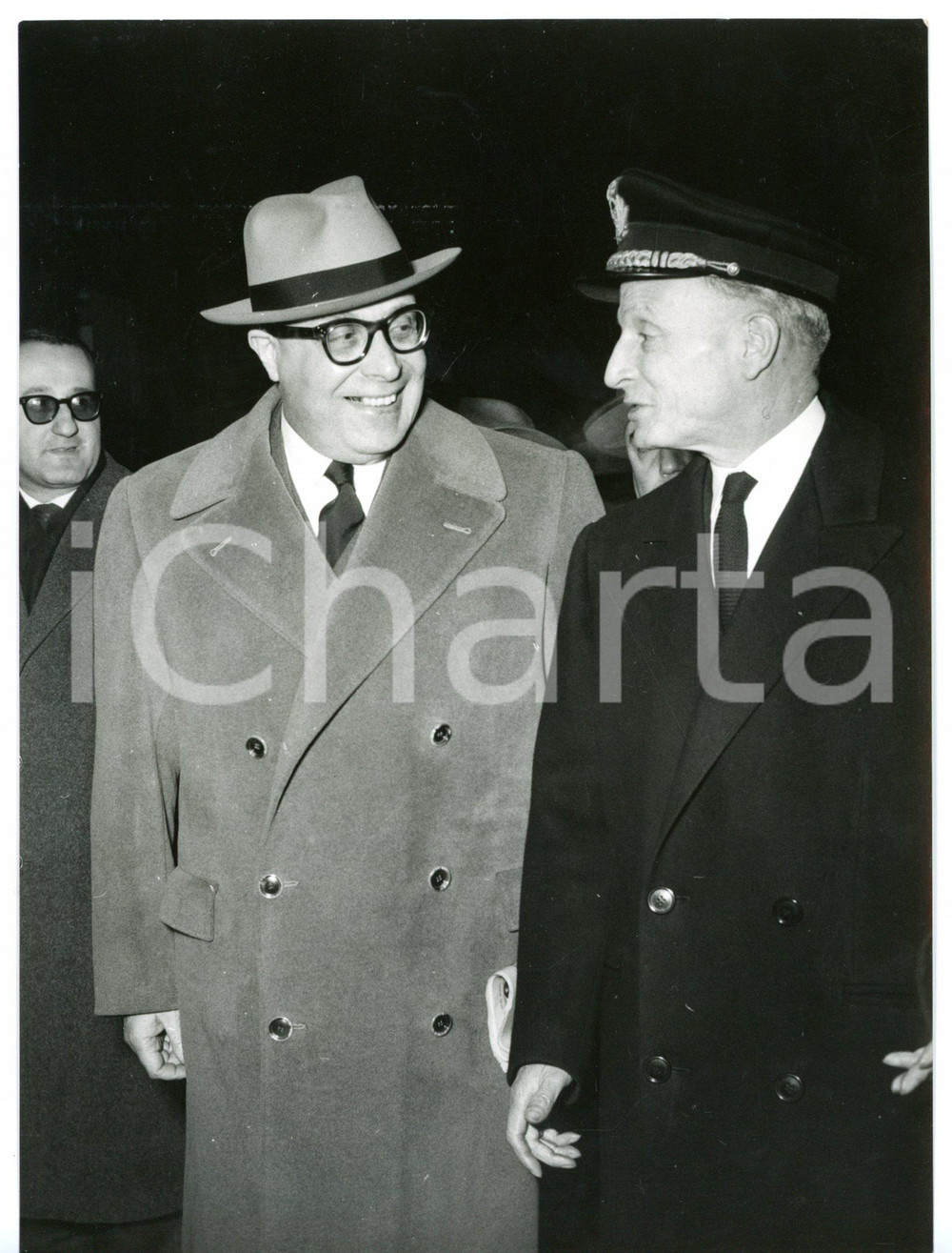 1958 MILANO Arrivo del nuovo questore Fortunato LO CASTRO *Fotografia 13x18 cm