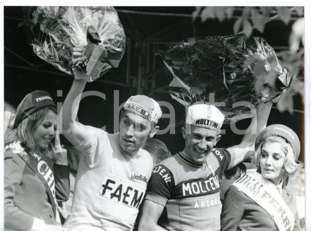 1968 CICLISMO GIRO D'ITALIA SAINT-VINCENT Vincitori Eddy MERCKX e Gianni MOTTA 