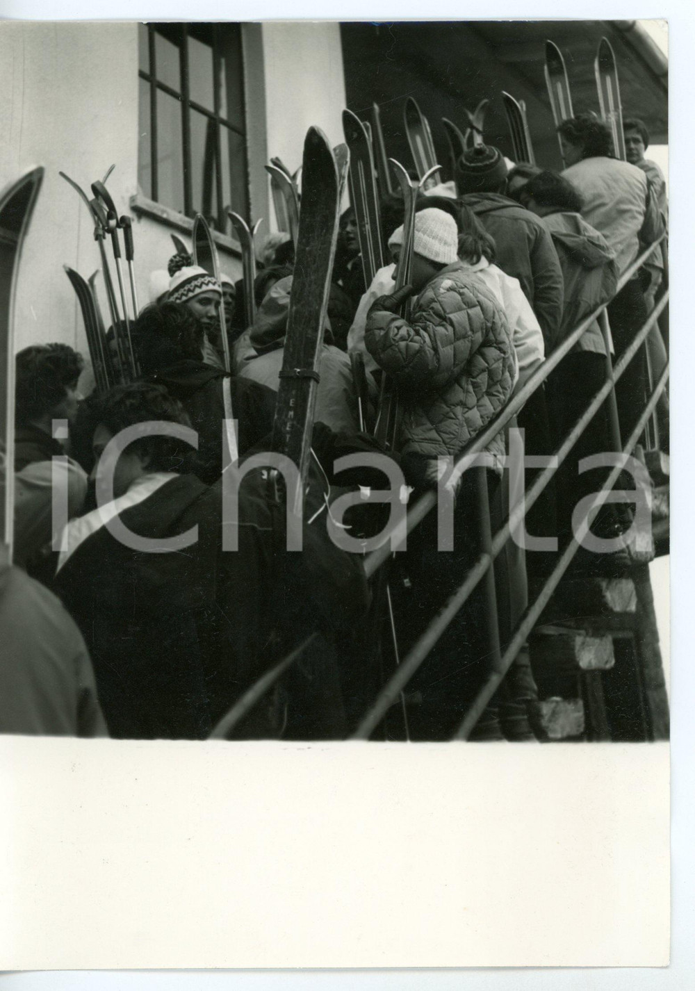 1959 CATANIA Tre giorni dell'Etna - Gare di SCI - Un gruppo di concorrenti *Foto