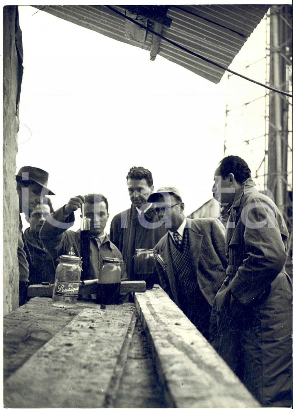 1955 ALANNO (PE) Prima estrazione di petrolio - Nicolò PIGNATELLI di PETROSUD