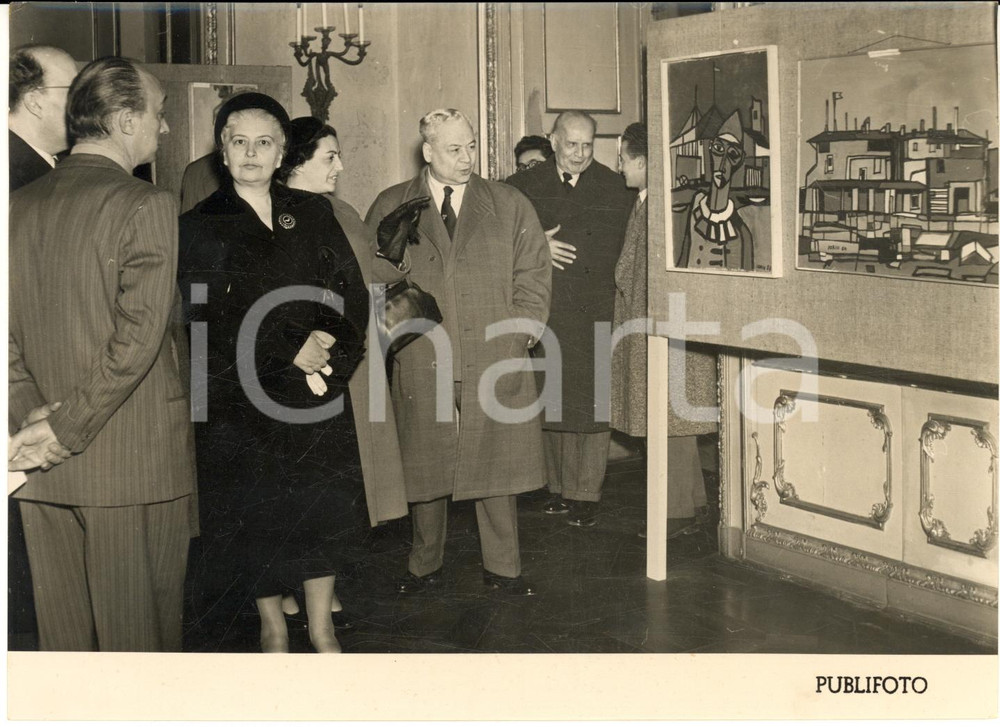 1953 TORINO Inaugurazione mostra "Incontri della gioventù" - Foto 18x13