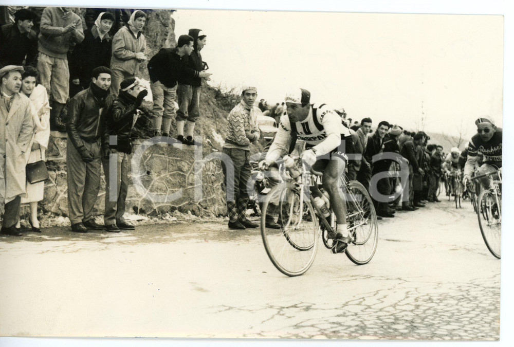 1958 CICLISMO - MILANO-SANREMO Nino DEFILIPPIS al PASSO DEL TURCHINO *Foto 18x12