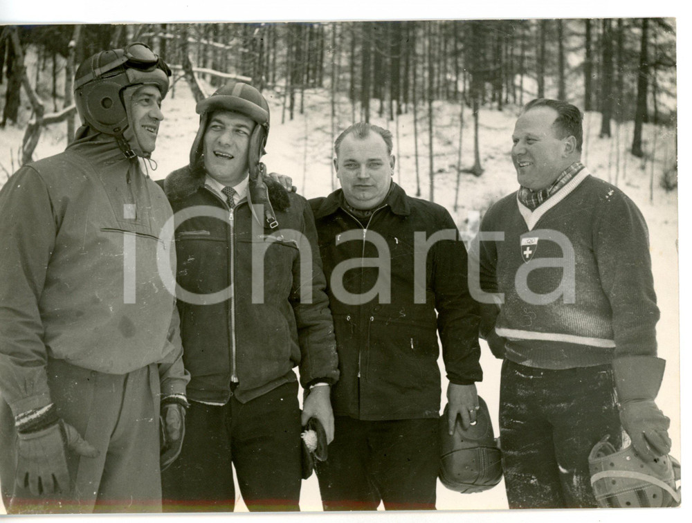 1954 CORTINA Coppa NASSANO - BOB Fritz FEIERABEND con Harry WARBURTON *Foto