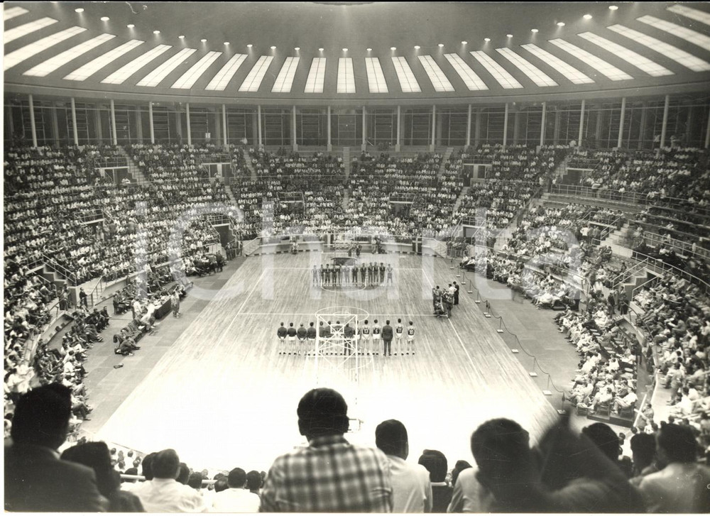 1956 BOLOGNA BASKET IV Trofeo MAIRANO - Squadre ITALIA-POLONIA - Foto 18x13