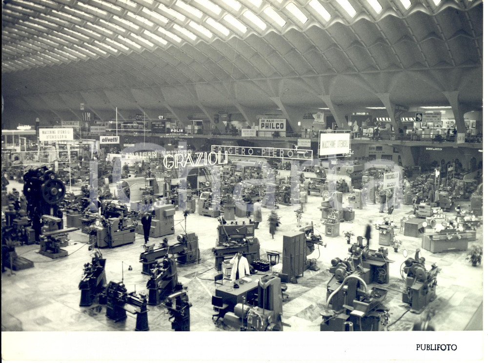 1955 TORINO Inaugurazione V Salone Internazionale della Tecnica - Foto 24x18