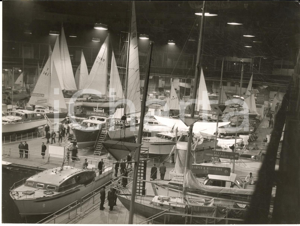1959 LONDON Earls Court - National Boat Show - A view - Photo 20x15 cm
