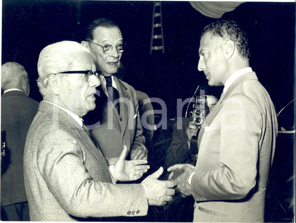 1963 VERONA Automobile Club - Giovanni Battista PININFARINA Gianni AGNELLI *Foto