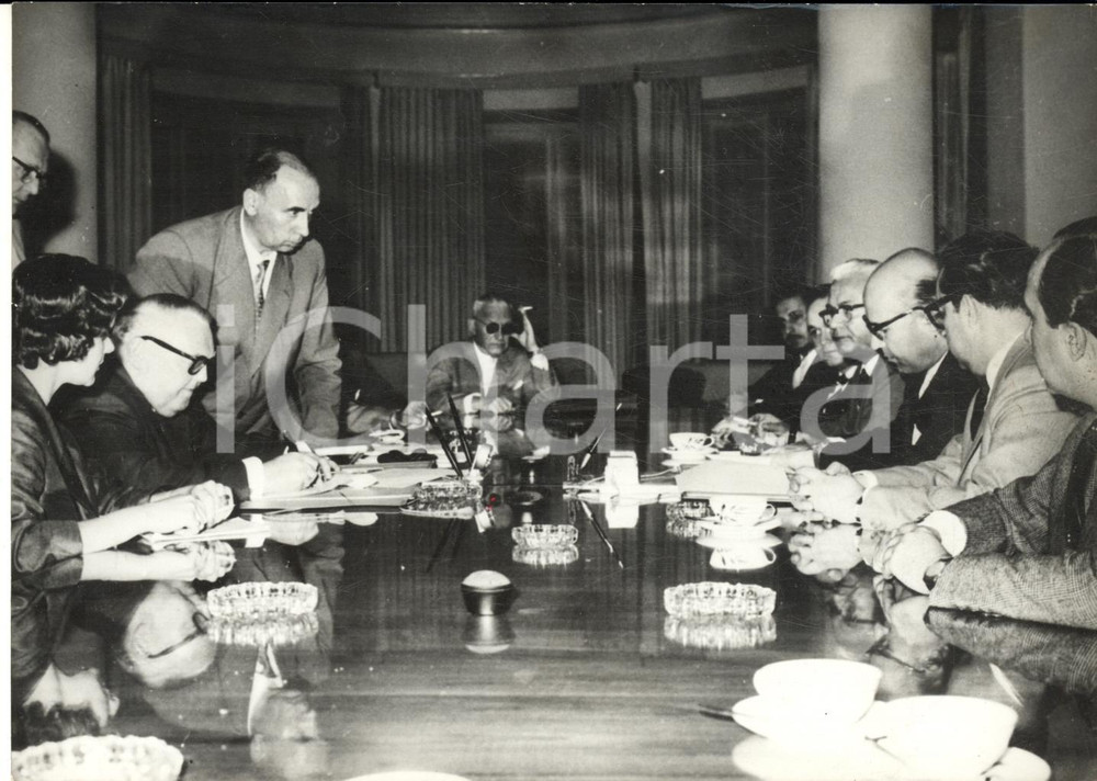1959 TEHERAN Accordo economico GERMANIA-IRAN - Ludwig ERHARDT Jafar SHARIF-EMAMI