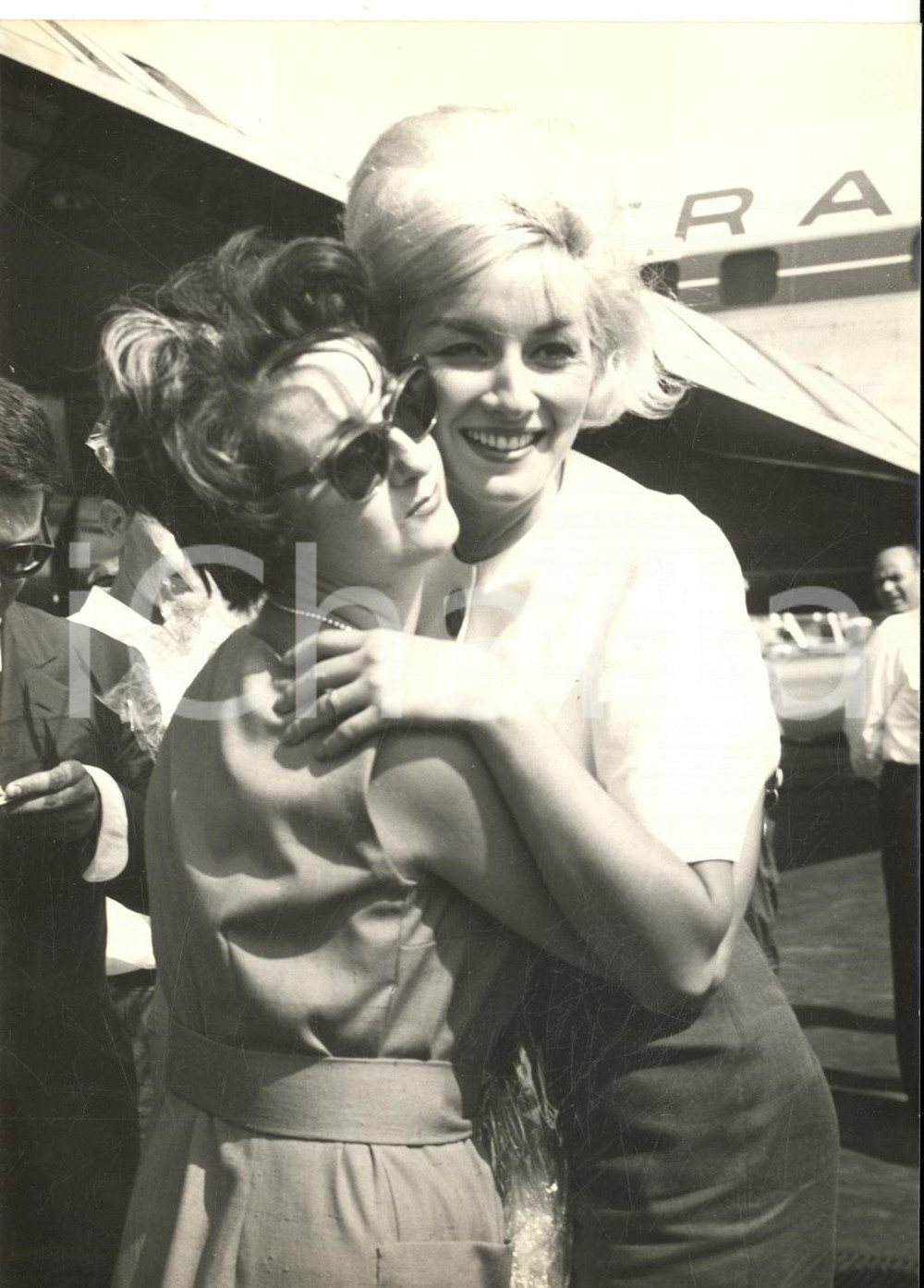1960 ROMA CIAMPINO Ritorno della modella Daniela BIANCHI da Miami Beach *Foto